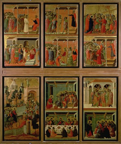 Maesta: Eleven Scenes from the Passion, 1308-11 by Duccio di Buoninsegna
